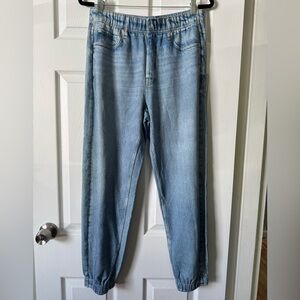 rag & bone jeggings in denim print